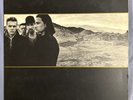 U2 The Joshua Tree Gatefold OG Lyrics Poster Island Records 90581-1 LP Very Good
