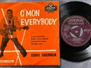 EDDIE COCHRAN - C’MON EVERYBODY E.P. rare UK 1959 EP / ROCKABILLY / VG++