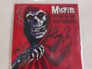 MISFITS PSYCHO IN THE WAX MUSEUM 2006 MISFITS REC MR-POP-001 CLEAR 7IN SIGNED