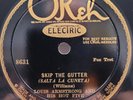 HEARLouis Armstrong Skip The Gutter Knee Drops OKeh 8631 Rare Jazz 78 RPM