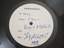 ROXY MUSIC Avalon Test Pressing White Label France 530 501