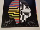 Yellow LP OMD THE PUNISHMENT OF LUXURY Orchestral Manoeuvres in the Dark SIGNED