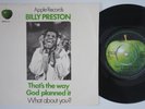 BEATLES / BILLY PRESTON That's The Way God Planned It RARE Denmark 45 DANISH