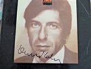 Leonard Cohen the Songs of Leonard Cohen Signed Vinyl Record