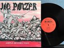 JAG PANZER AMPLE DESTRUCTION VG++ '90 METALCORE EU FRANCE REISSUE LP HEAVY METAL
