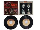KISS 2 Vinyl EP's 45 rpm Mexico Press I was made for lovin you Radioactive