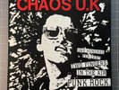 Chaos UK 100 Percent Two Fingers In The Air Orig Black Vinyl LP w/ Orig Inner