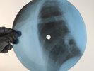 JOHNNY CASH FOLSOM PRISON BLUES X-Ray USSR Record Roentgen Bone Ribs Music Vinyl