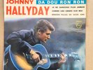 D -EP 45T Johnny Hallyday Da Dou Ron Ron LANGUETTE Bleue Comme NEUF (N.M/Mint-)