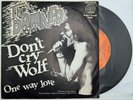 THE DAMNED - Don't Cry Wolf - RARE 77 Dutch Pressing - Scramble SRS 510.049. VG+