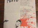 MISFITS ORIGINAL 78' 1ST PRESSING BULLET INSERT-PLAN 9 RARE AUTHENTIC LOOK