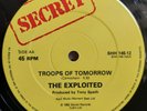 THE EXPLOITED 'Troops of tomorrow' 1983 UK PROMOTIONAL 12
