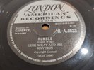 LINK WRAY and his RAY MEN - Rumble/The Swag. UK London 78'. Rare Rock & Roll Nm