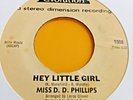 Miss D D Phillips - Hey Little Girl -    Evolution   -  60' s Northern Soul 45