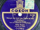 Willy Rosen : Warum hat blob das zebra so viel 78 RPM 10