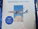United Airlines 100 Rhapsody In Flight Air Zoetrope Blue Vinyl LP Record New