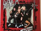 Slayer Metal Storm at the Roxy 1984, grey-marbled vinyl LP