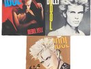 Billy Idol 3 LPs: Rebel Yell, Don't Stop, Whiplash Smile VG - XLNT *Ship Free