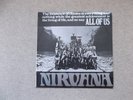NIRVANA - ALL OF US - UK  ISLAND PINK / BLACK/ORANGE CIRCLE LOGO  1ST PRESS -EX+
