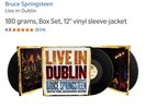 Live in Dublin by Bruce Springsteen with the Sessions Band (Record, 2020)