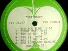 The Beatles Get Back Vinyl Record PCS 7080 with Songs Blue Teddy Boy Let It Be
