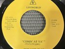 PYRAMID PLUS Comin’ At Ya' Vinyl 45 Lifeworld LW1331 1st Press Funk Electro VG