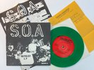 S.O.A. Original Dischord Green Vinyl Picture Sleeve 