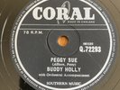BUDDY HOLLY Peggy Sue / Everyday 1st UK CORAL 78 EX+ 1957