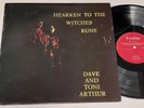 Dave and Toni Arthur - Hearken To The Witches Rune - UK LP red Trailer lbl