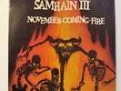Samhain - November Coming Fire 1986. LP Vinyl 33rpm Plan 9.  C&P Hellbent Danzig