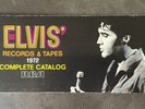 Elvis Presley - RCA Records & Tapes Catalog  1972 - USA