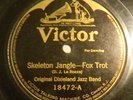 Original Dixieland Jazz Band Skeleton Jangle + Tiger Rag Victor 18472 from 1918