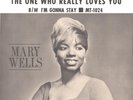 MARY WELLS-PICTURE SLEEVE+45-(THE ONE WHO REALLY LOVES YOU)--PS--PIC--SLV