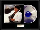 MICHAEL JACKSON  THRILLER WHITE GOLD PLATINUM RECORD LP  NON RIAA AWARD RARE