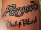 Poison Vinyl - FLESH & BLOOD Vinyl LP  1990 Capitol/Enigma VG+/VG+