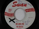 Beatles 45 - Beatles - She Loves You - Swan - red/white labels VG+