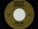 Hard Rock 45 - Sabotage - Gang Bang/Classical Jazz - Private VG+