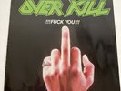 Overkill Fuck You EP Vinyl 1987 Megaforce Records Record Is EX