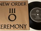 NEW ORDER: Ceremony. RARE ORIGINAL Aussie/OZ 7