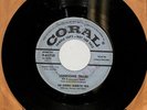 Johnny Burnette Trio Lonesome Train 45 1957 Coral 9-61758 Promo G+ Rockabilly