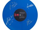 Depeche Mode With Printed Signed Autograph Blue Vinyl Record Art