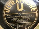 3 disques Ultraphone Mathis le peintre symphonie dir. auteur Paul Hindemith Ex