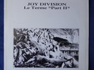 Joy Division- Le Terme *Part II*. Live Album Covering 3 Concerts. Near Mint.