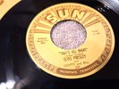 Elvis Presley THAT'S ALL RIGHT. SUN 45 reissue. 1970's. EX