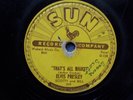 Elvis Presley...That's All Right / Blue Moon...Sun Records 209 78 rpm Orig. 1954