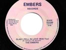 80s MOD SOUL 45 by THE EMBERS - Glad I Fell in Love (With You) VG++ HEAR IT