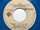 DEVO WORKING IN THE COAL MINE RARE BLUE VINYL PROMO COLOMBIA
