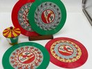 Red Raven Movie Records with Magic Mirror Carousel Christmas 4- 2 Sided Discs