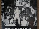 AGNOSTIC FRONT United Blood EP 1983 ORIGINAL 1st Press AF-001 White Label NYHC