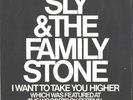 SLY & FAMILY STONE-PROMO PICTURE SLEEVE+45-(I WANT TO TAKE YOU HIGHER)--PS--PIC-